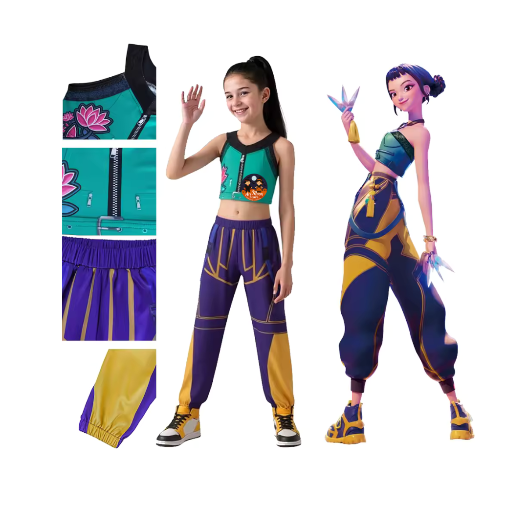 Disfraz de Las Guerreras del K -Pop - Disfraz de Rumi - Disfraz de Zoey- Disfraz de Mira
