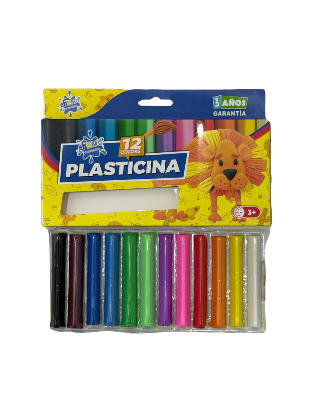 Plasticina 12 Colores para Niños | Útiles Escolares y Preescolar