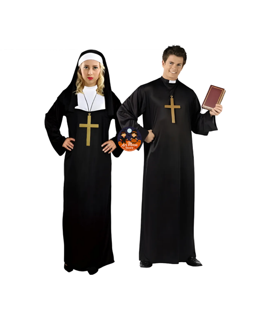 Disfraz de Monja o Cura – Adulto