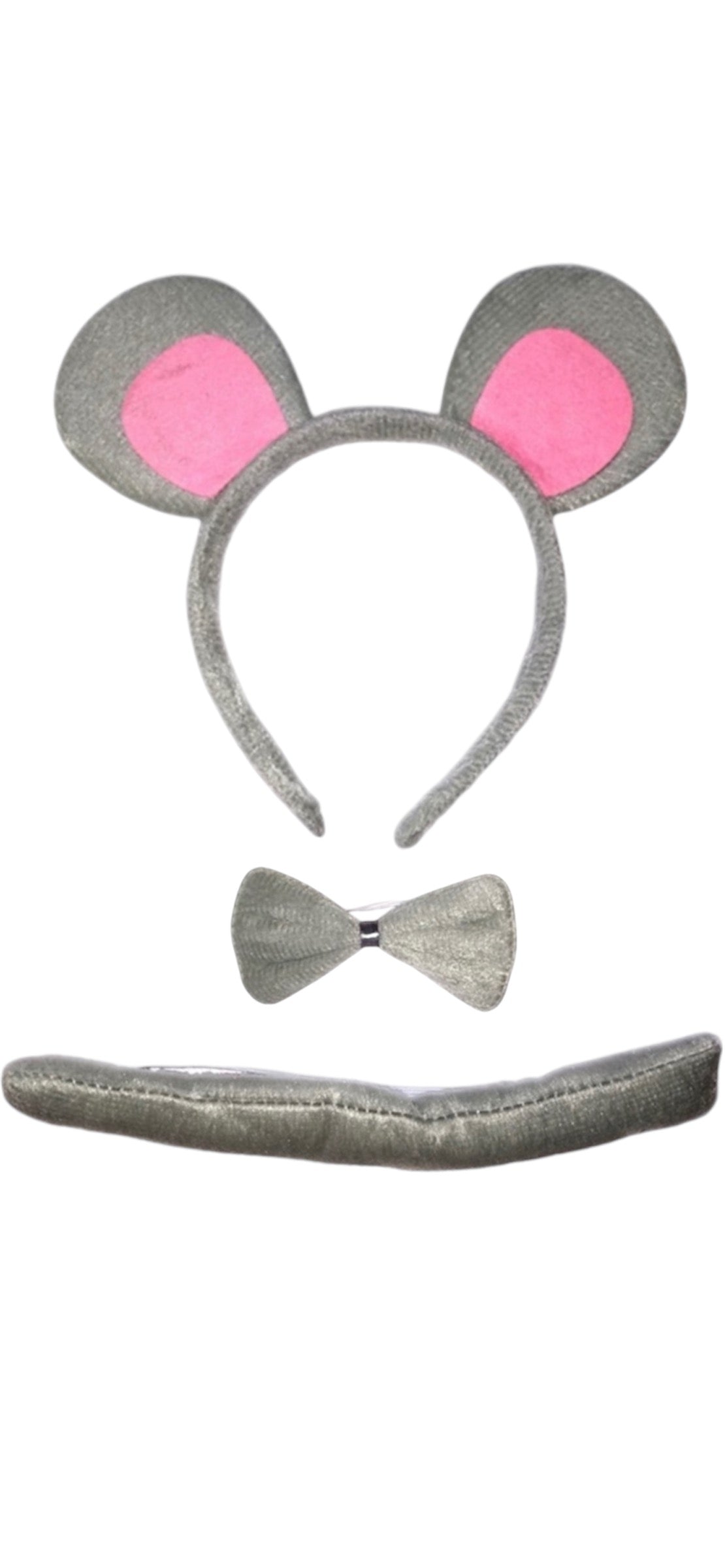 Set Animal Orejas, corbatin y cola - Conjunto animal - Disfraz de animal