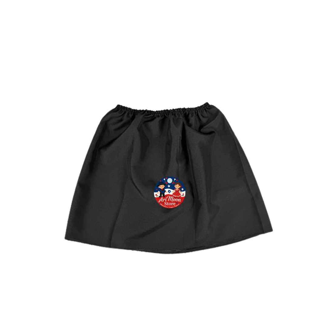 "Punta negra tradicional chilena para niñas – Accesorio fiestas patrias"