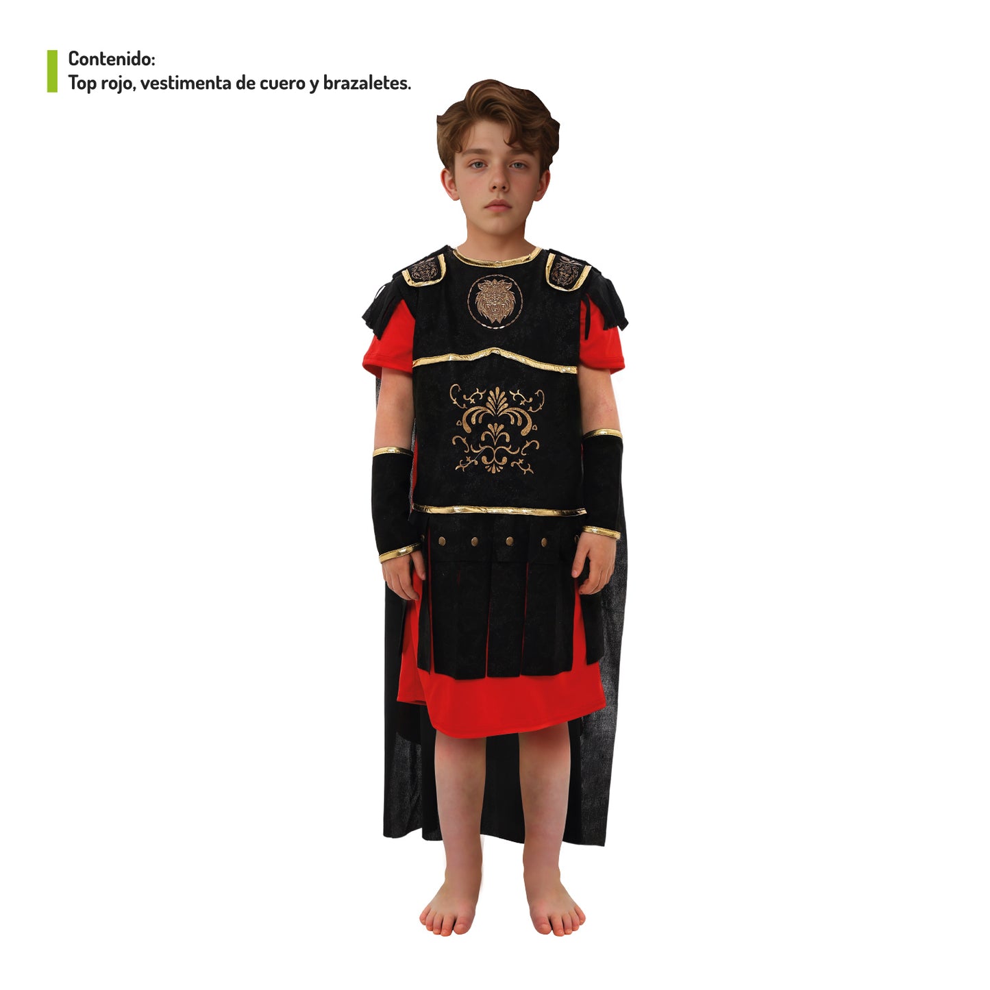 Disfraz de Romano – Traje de Soldado Romano para Niño