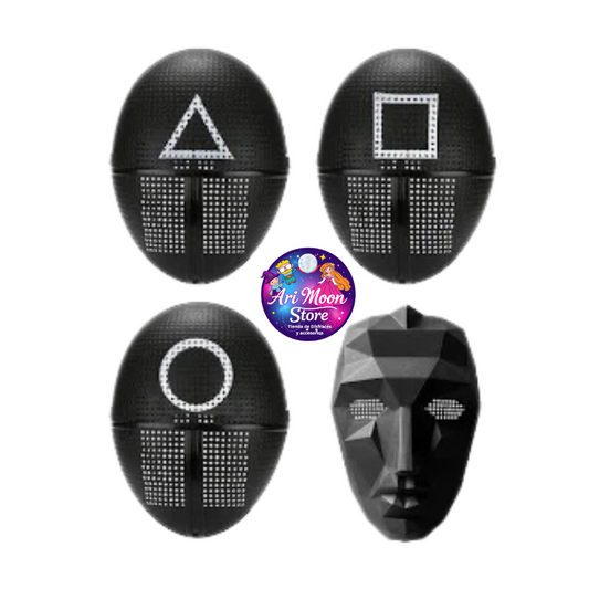 Mascara Juego del Calamar- Mascara jugador o lider Juego del Calamar