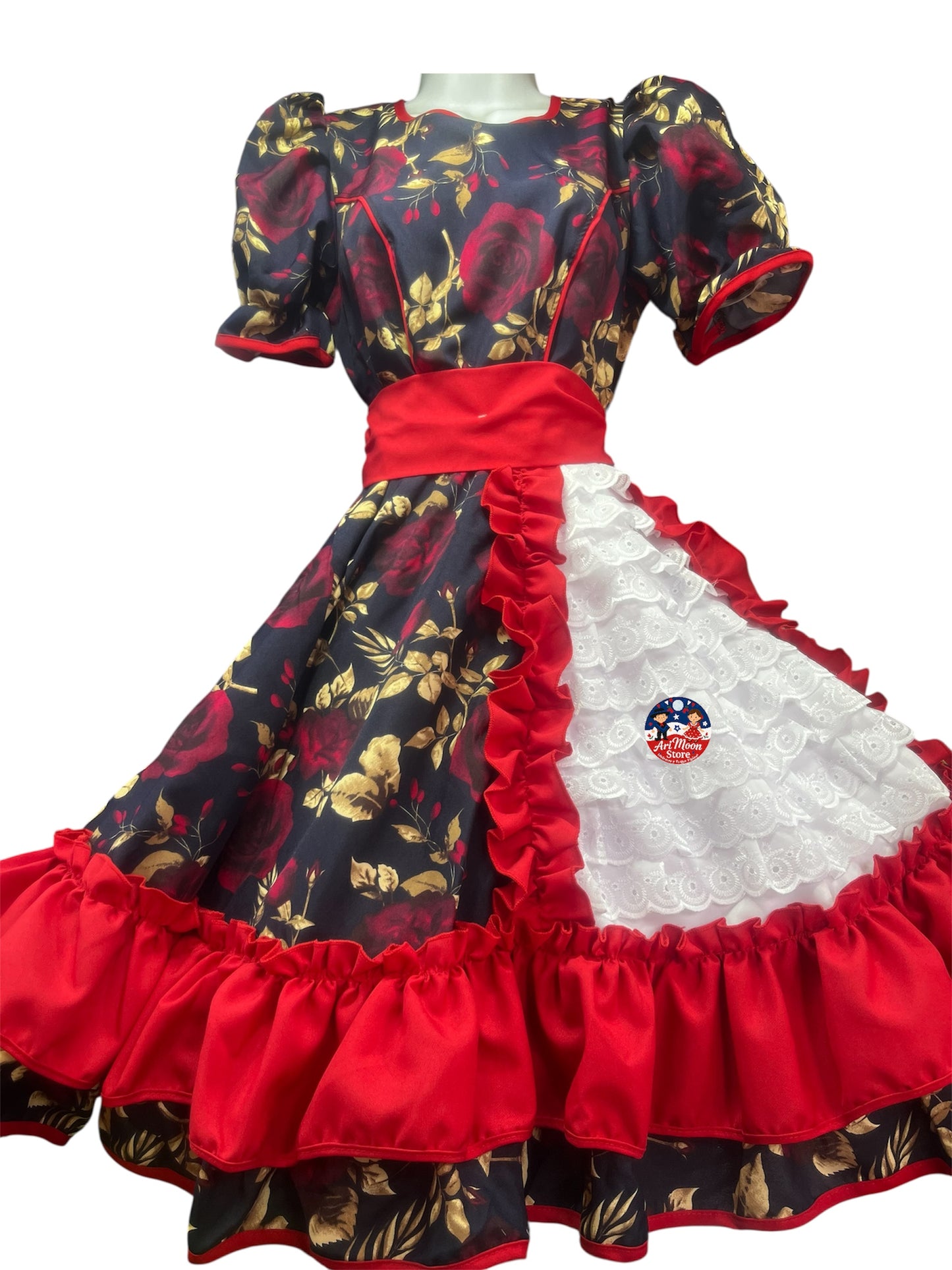 Vestidos de Huasa china - vestidos de cueca Adulta