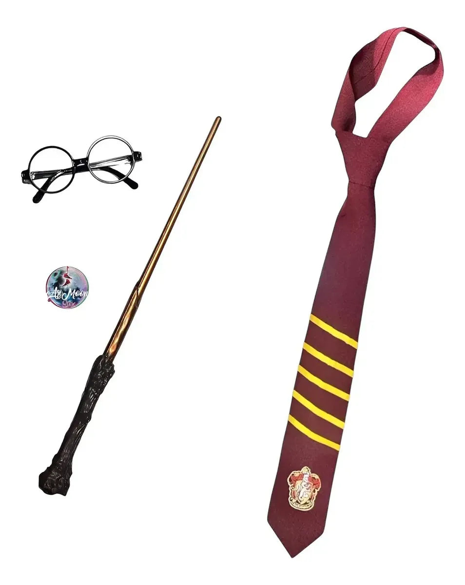 Pack Harry Potter: Corbata, Varita y Lentes – foto 5