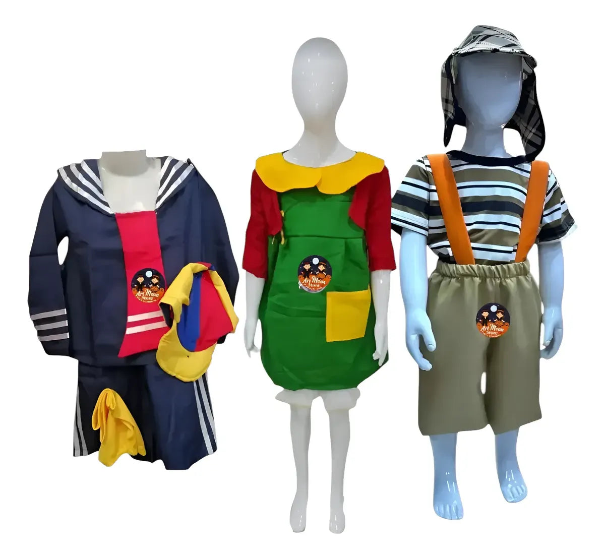 Disfraces La Vecindad del Chavo: Kiko, Chilindrina y Chavo