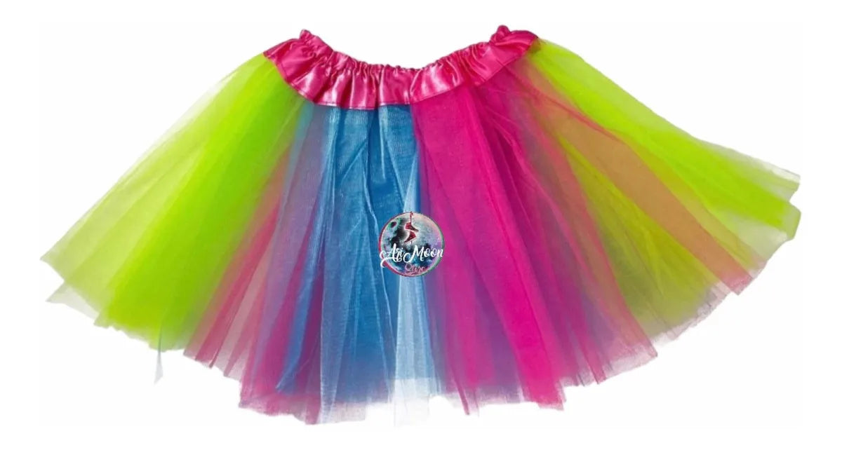 Tutu o Tulls con brillo / 30 cm de largo / 3 capas de tuls
