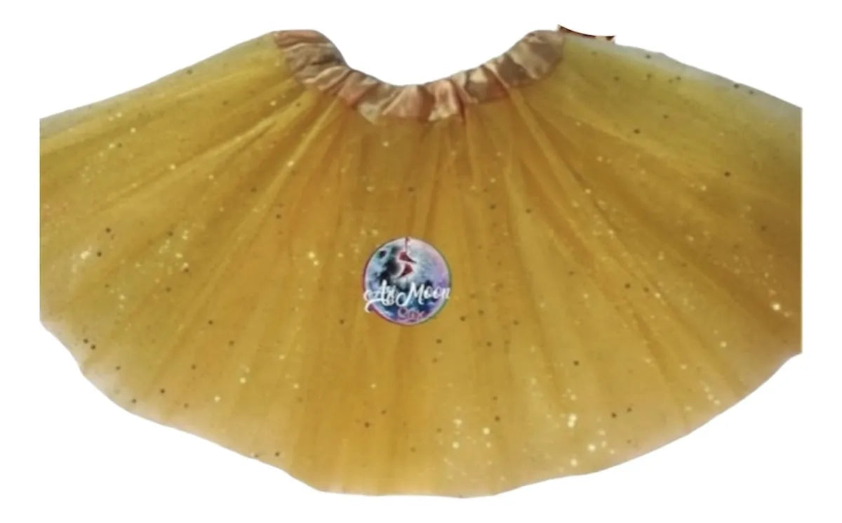 Tutu o Tulls con brillo / 30 cm de largo / 3 capas de tuls