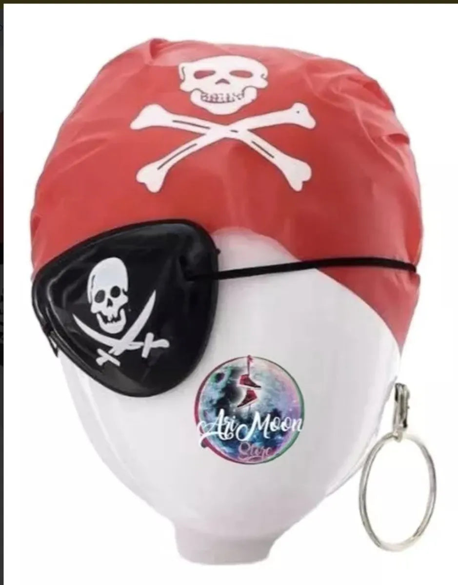 Accesorio Pirata -Parche - Aro y Pañoleta para Disfraz de pirata