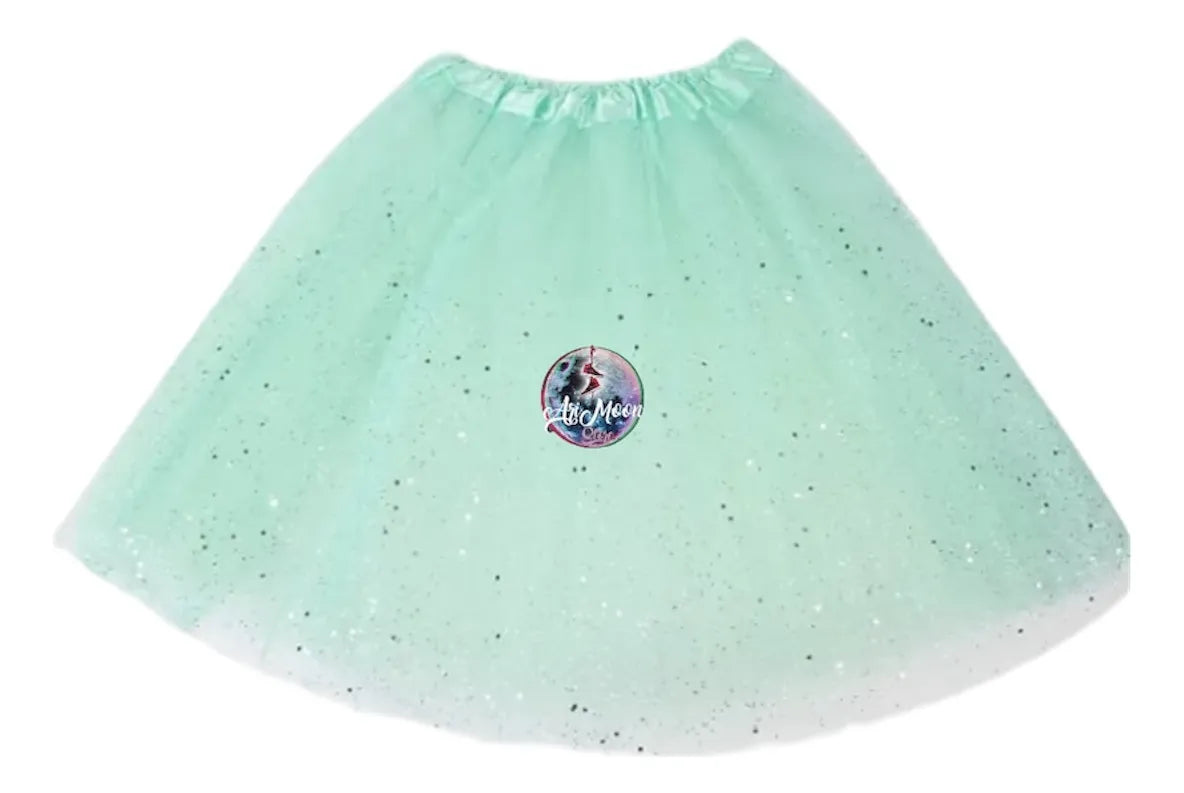 Tutu o Tulls con brillo / 30 cm de largo / 3 capas de tuls
