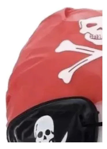 Accesorio Pirata -Parche - Aro y Pañoleta para Disfraz de pirata