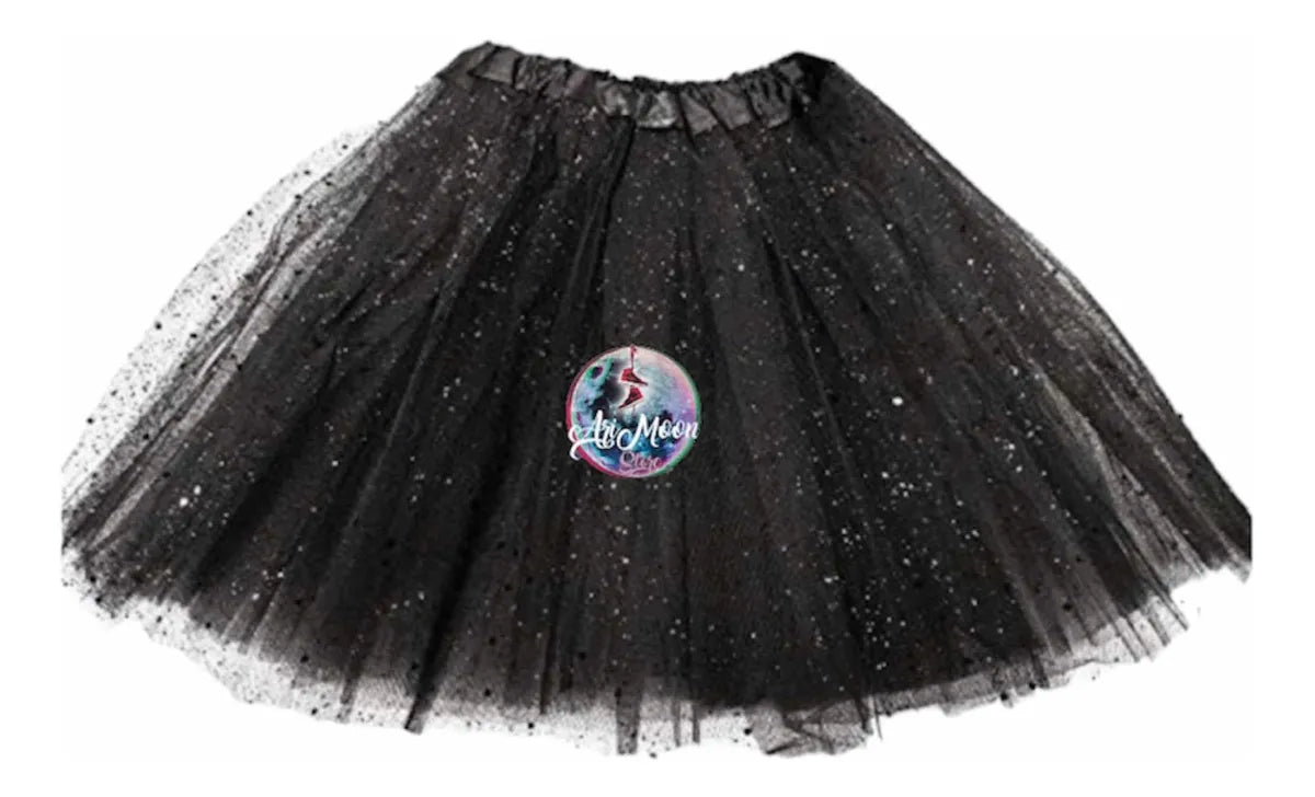 Tutu o Tulls con brillo / 30 cm de largo / 3 capas de tuls