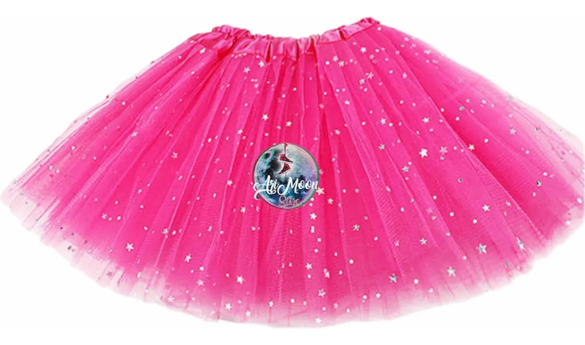Tutu o Tulls con brillo / 30 cm de largo / 3 capas de tuls