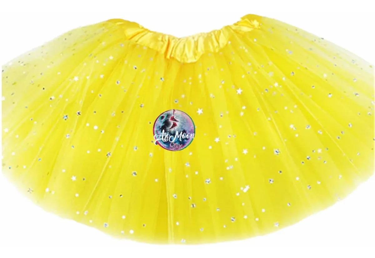 Tutu o Tulls con brillo / 30 cm de largo / 3 capas de tuls