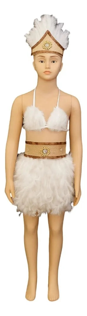 Traje Típico Pascuense Boa - Traje Típico Rapa Nui Niña o Mujer