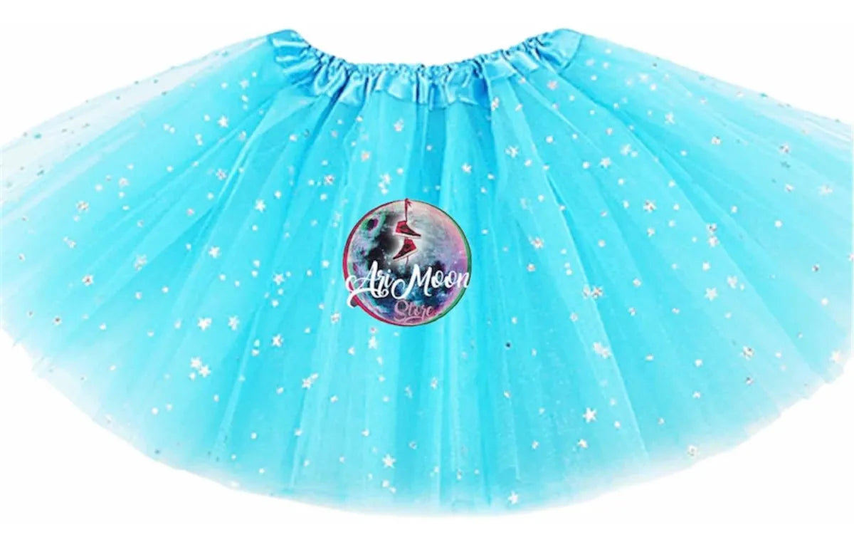 Tutu o Tulls con brillo / 30 cm de largo / 3 capas de tuls