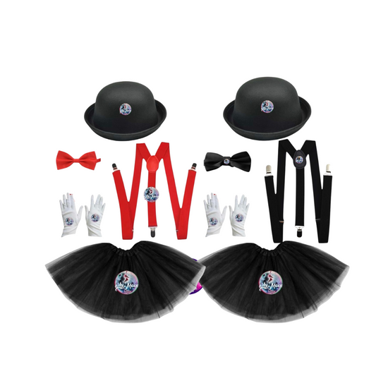 Disfraz de Mimo para Mujer o Mima con Falda Tutú