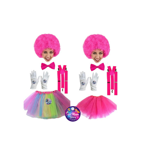 Disfraz de PAYASA NIÑA O ADULTA 5 PIEZAS