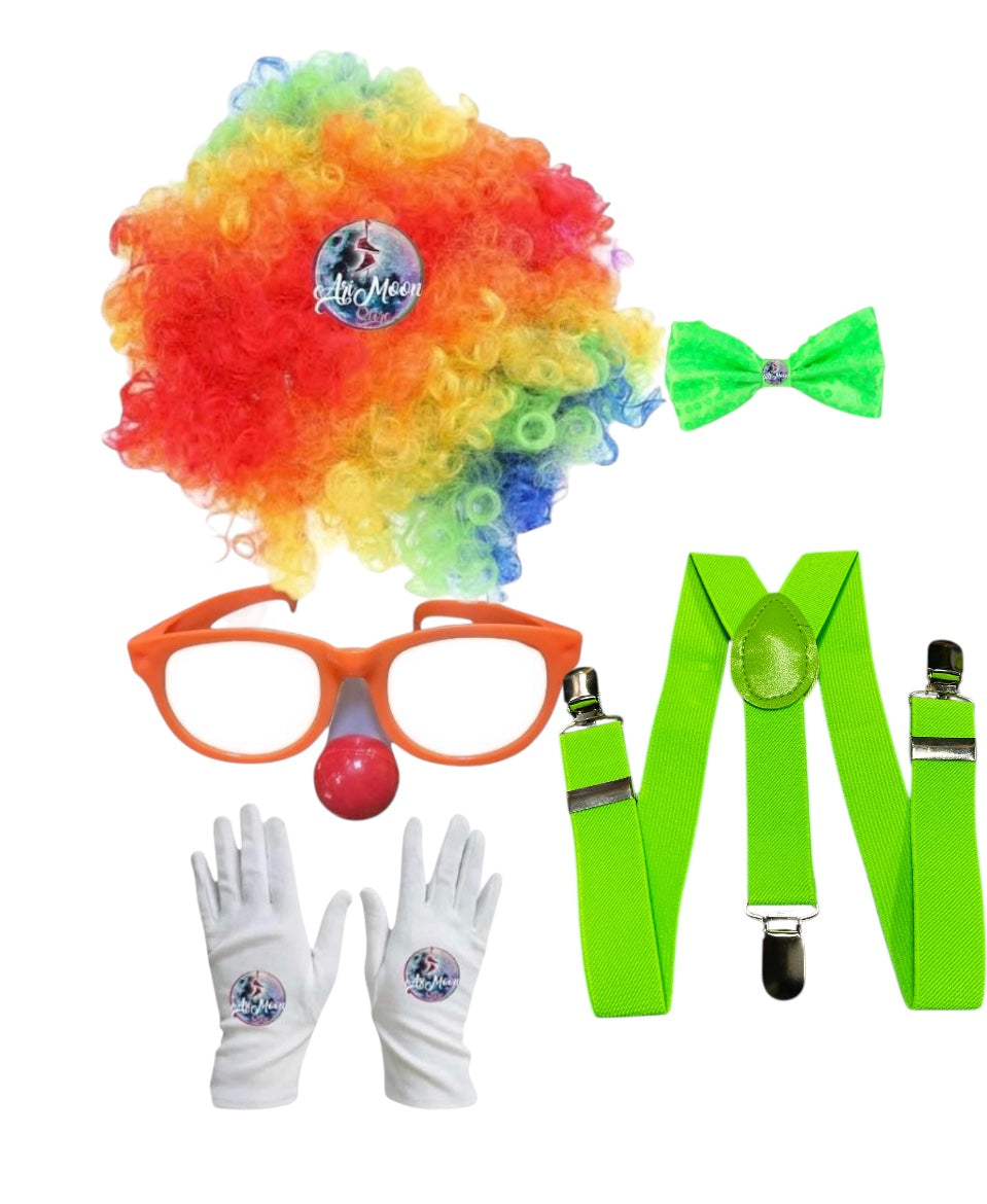 Disfraz de payaso o Set Payaso Con Lentes