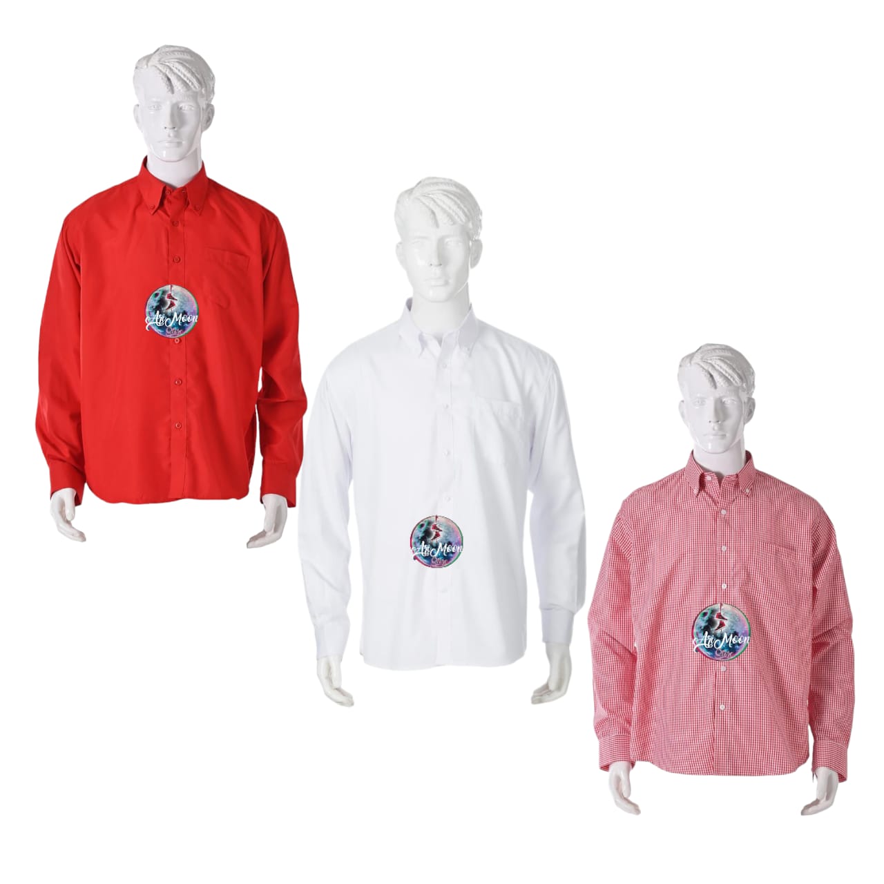 Camisa Blanca para traje tipico -Camisa Roja- Camisa Cuadrille