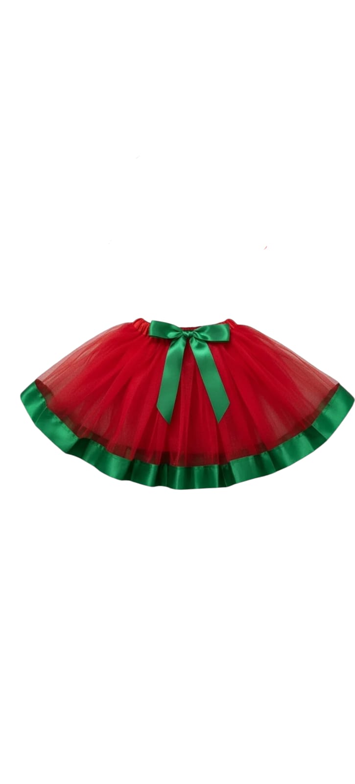 Tutu de Duenda o elfa con cintas rojas