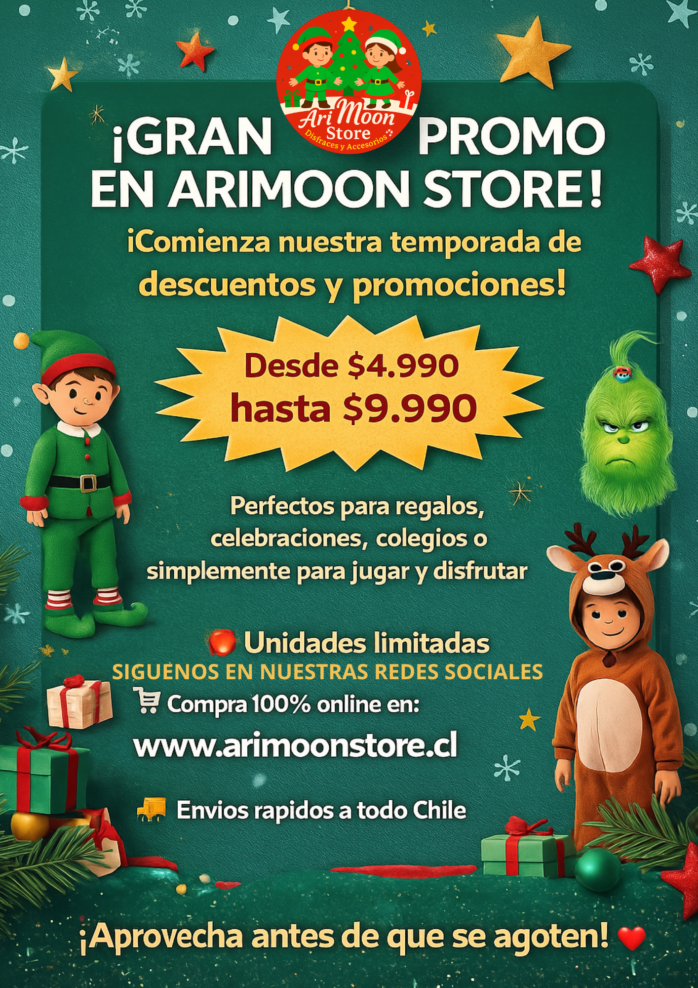 Remate de Disfraces - Outlet de Disfraces Arimoon Store | Súper Remates