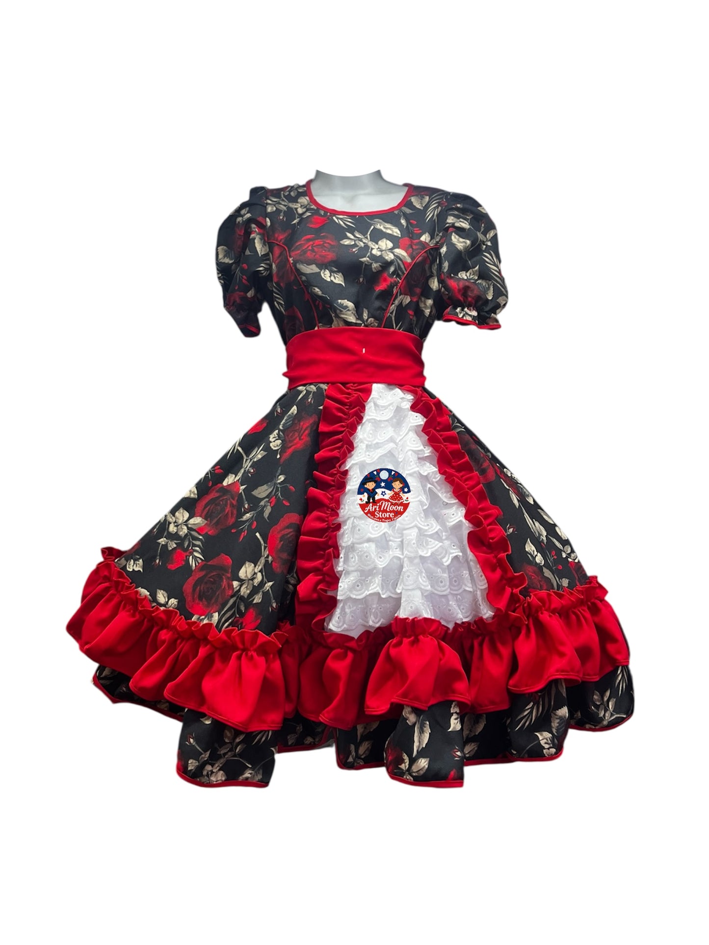 Vestidos de Huasa china - vestidos de cueca Adulta