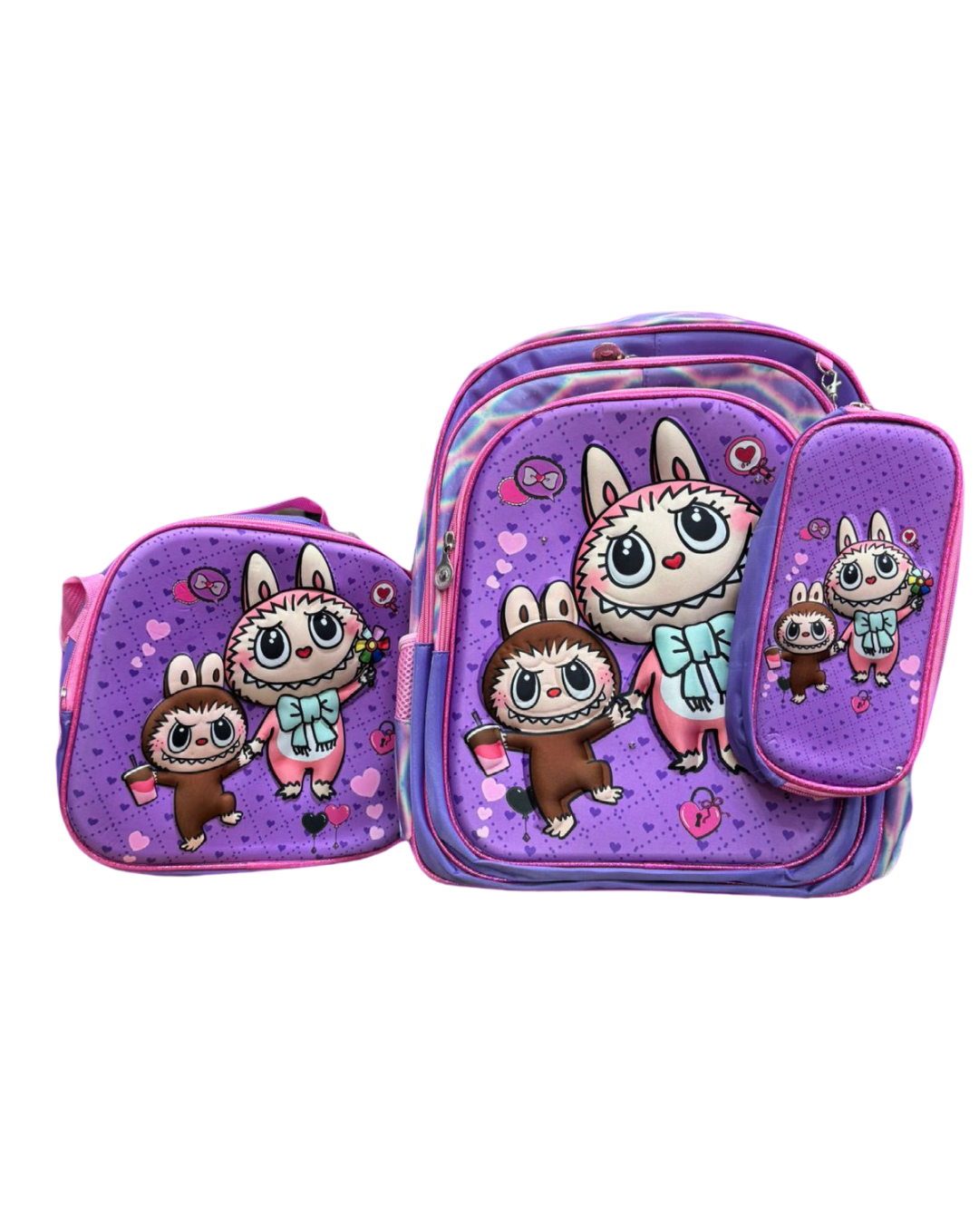 Mochila Tri Pack Mochila+ estuche + Lonchera