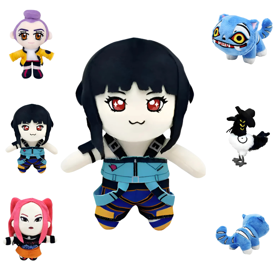 Peluche de Las Guerreras K-pop 25 cm - Kpop Demon Hunters Rumi- Zoey-Mira