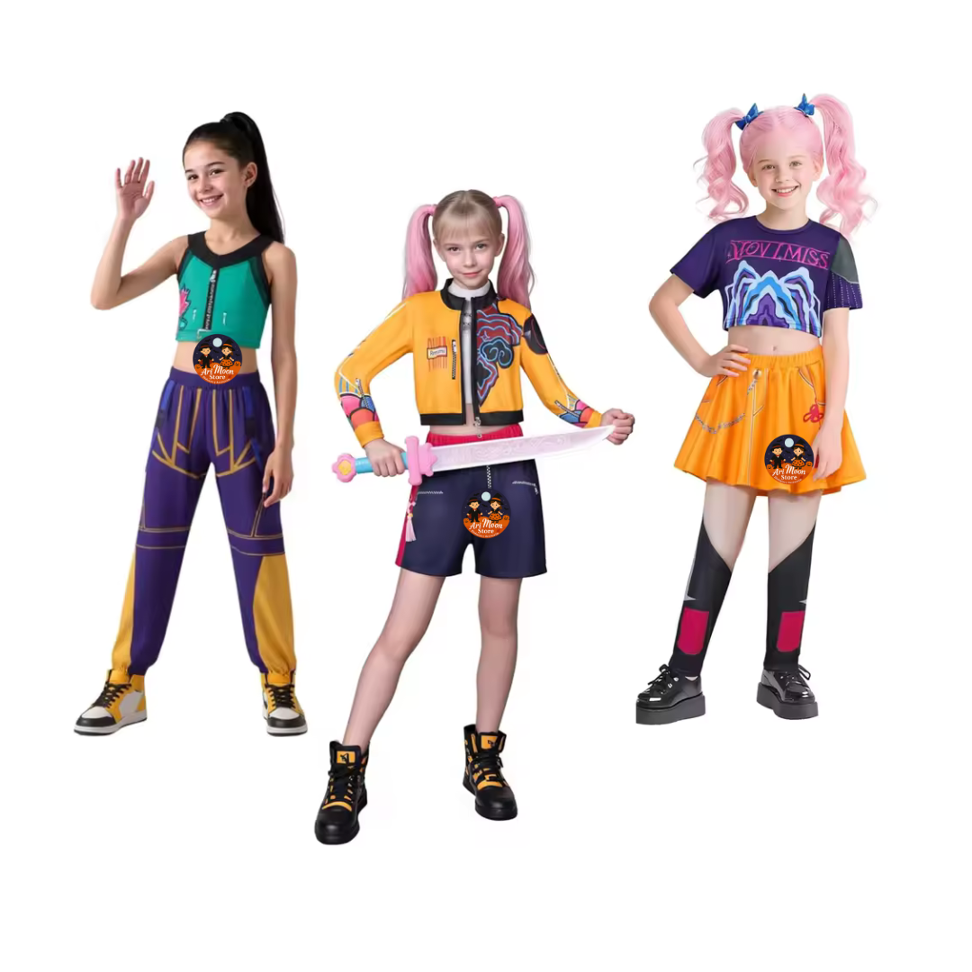 Disfraz de Las Guerreras del K -Pop - Disfraz de Rumi - Disfraz de Zoey- Disfraz de Mira