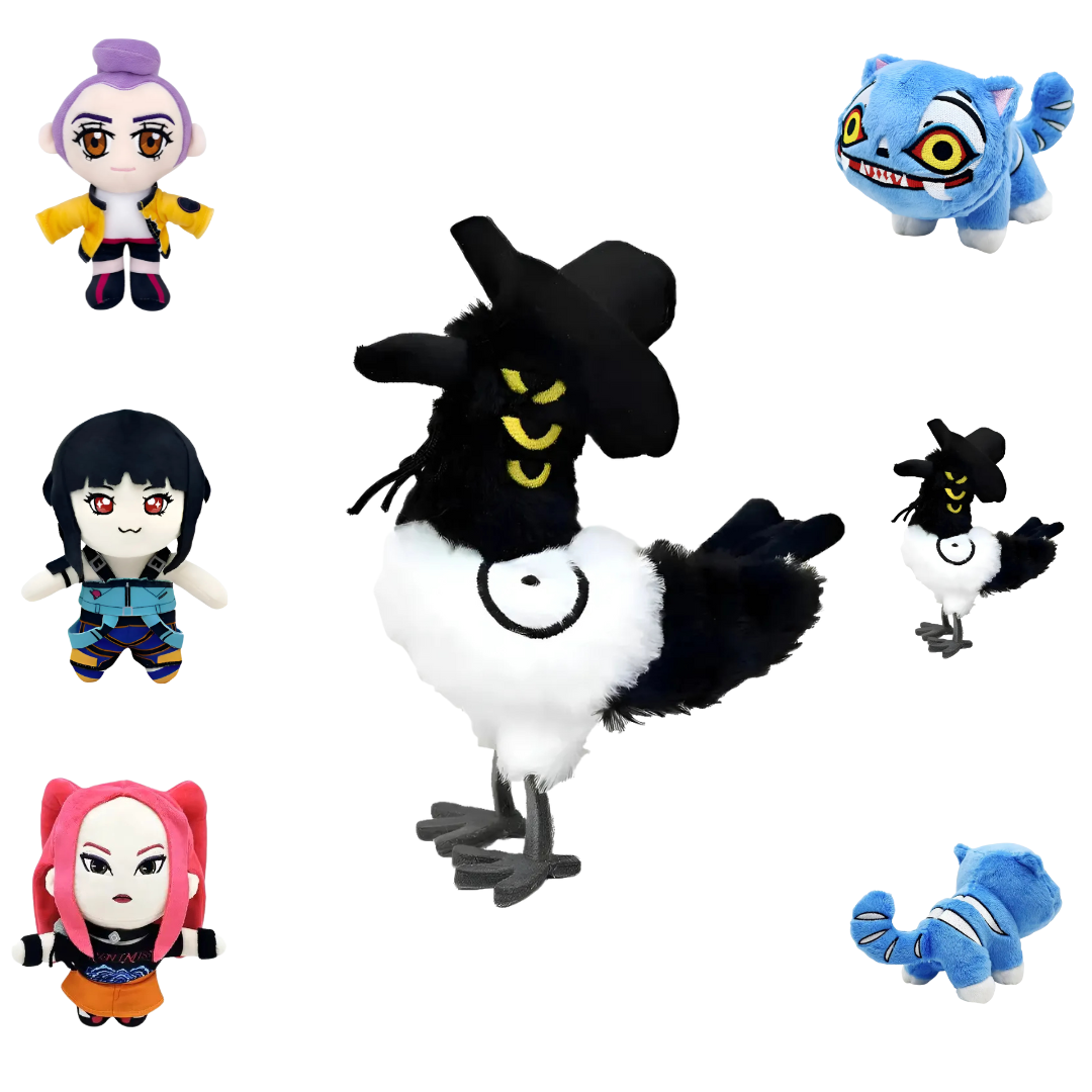 Peluche de Las Guerreras K-pop 25 cm - Kpop Demon Hunters Rumi- Zoey-Mira
