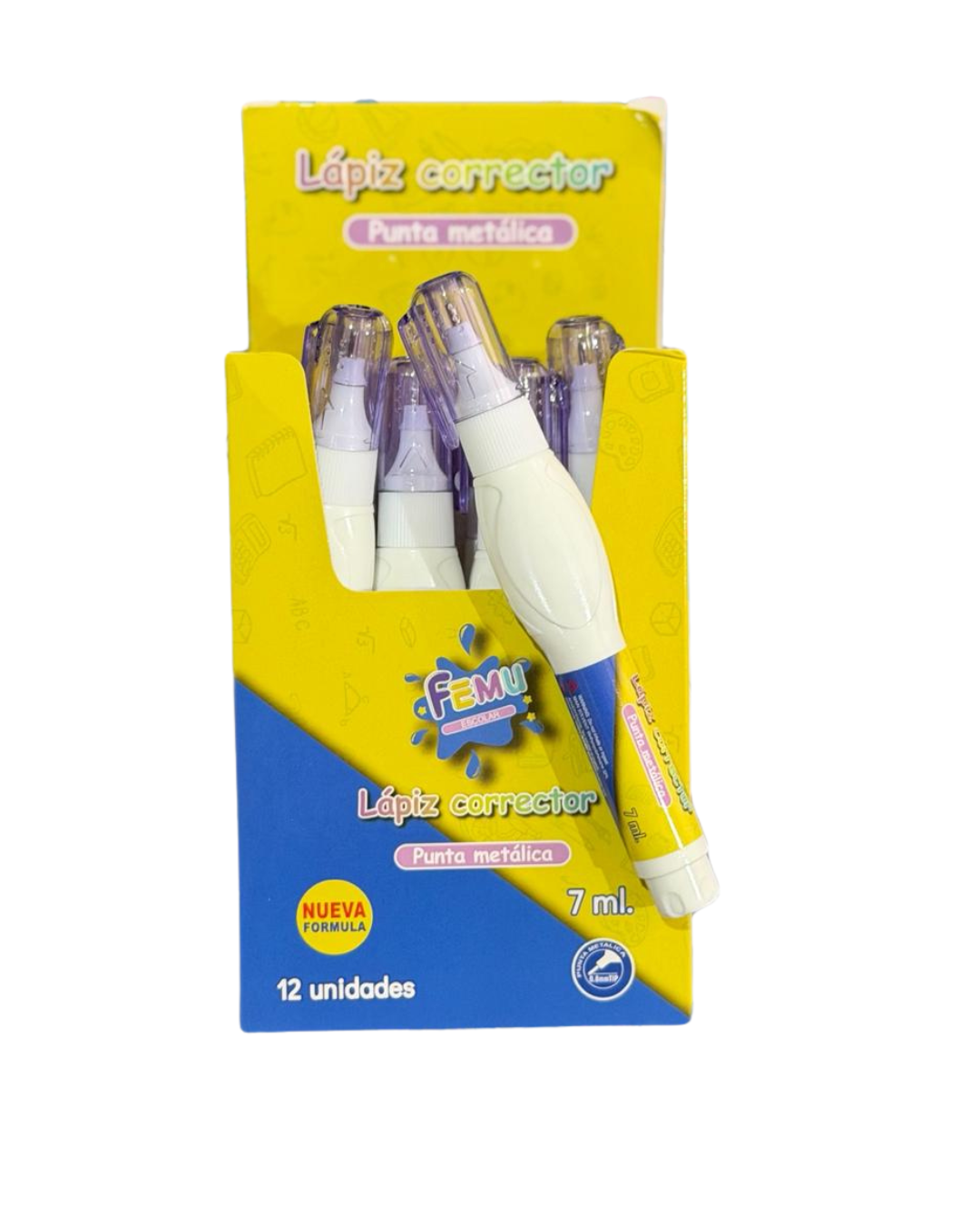 Lápiz Corrector Punta Metálica 7 ml