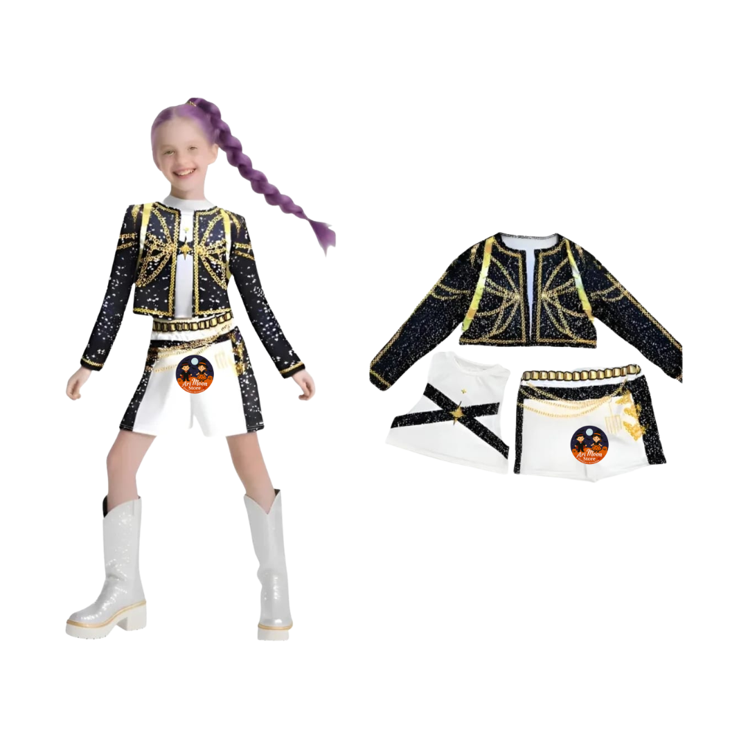 Disfraz de Las Guerreras del K -Pop - Disfraz de Rumi - Disfraz de Zoey- Disfraz de Mira
