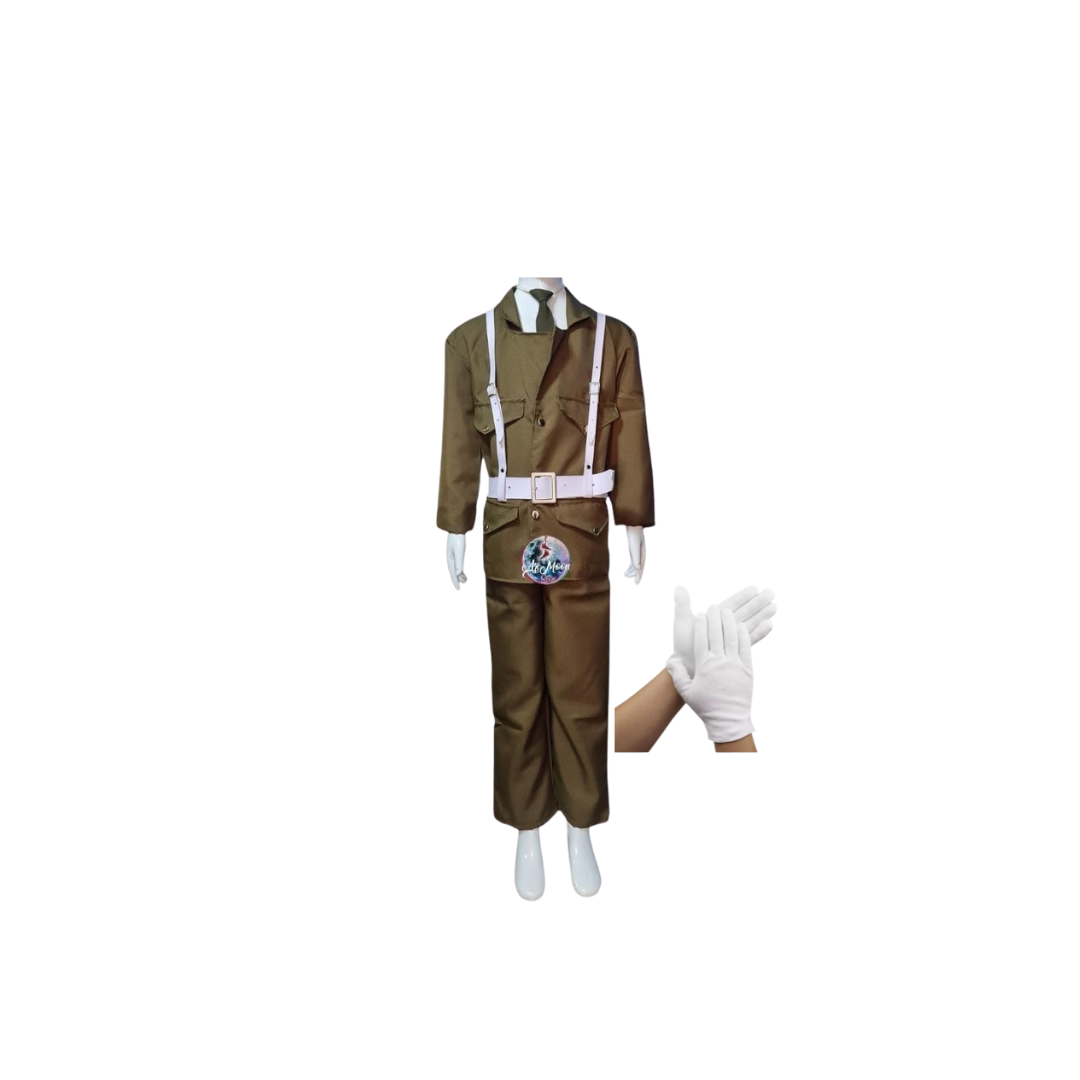 Disfraz de Carabinero +Corbata +Terciado  y Guantes