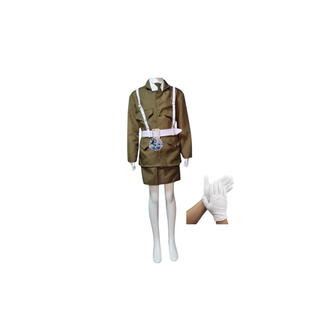 Disfraz de Carabinero +Corbata +Terciado  y Guantes