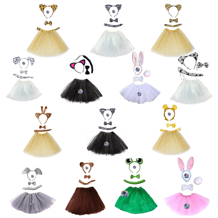 Disfraz de animales con tutú