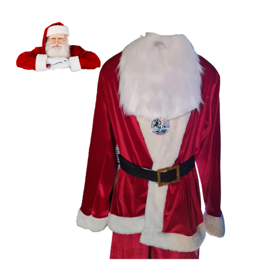 Disfraz de Viejo Pascuero - Disfraz  Papa Noel- Disfraz de Santa Claus