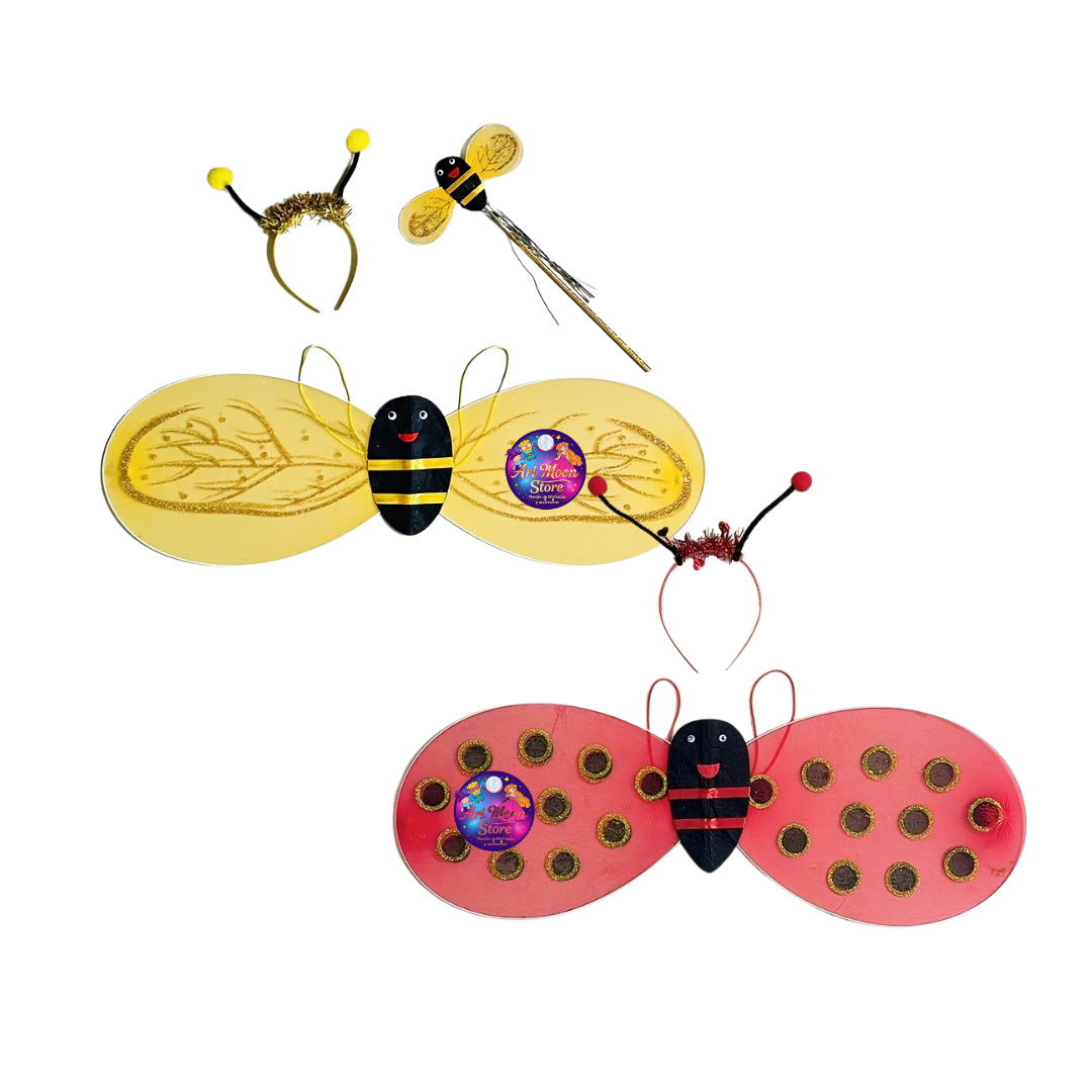 Disfraz Abeja - Disfraz Chinita - Alas de Abeja o Alas de chinita