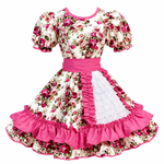 s / Floral rosado