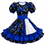 s / Negro con azul
