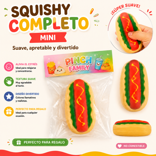 Squishy Completo Mini Antiestrés
