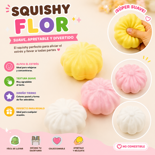 Squishy Flor Antiestrés