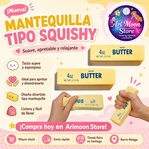 Mantequilla Tipo Squishy Antiestrés