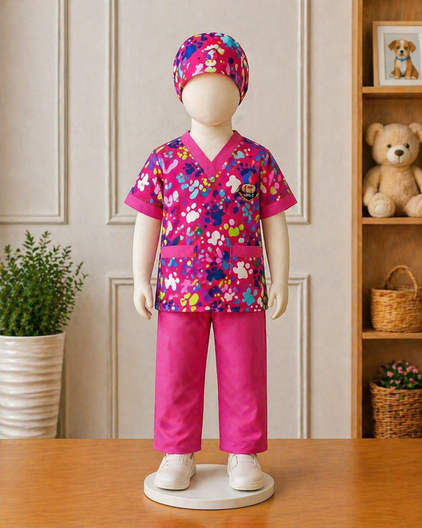 Disfraz Veterinario fucsia