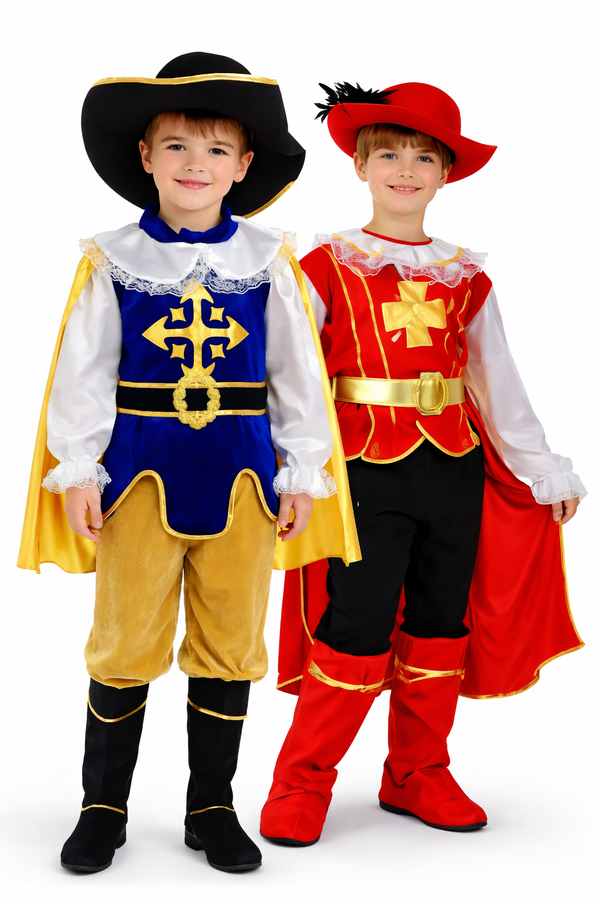 🗡️ Disfraz de Mosquetero Infantil – Los Tres Mosqueteros