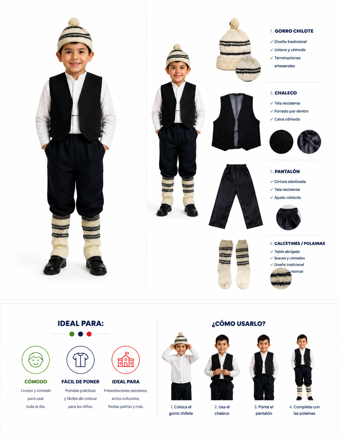 Traje tipico chilote - vestimenta tipica chilote