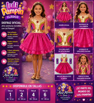 Disfraz de Luli Pam Pin clasica