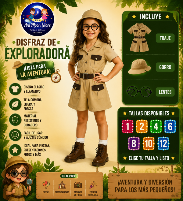 Disfraz de Exploradora -