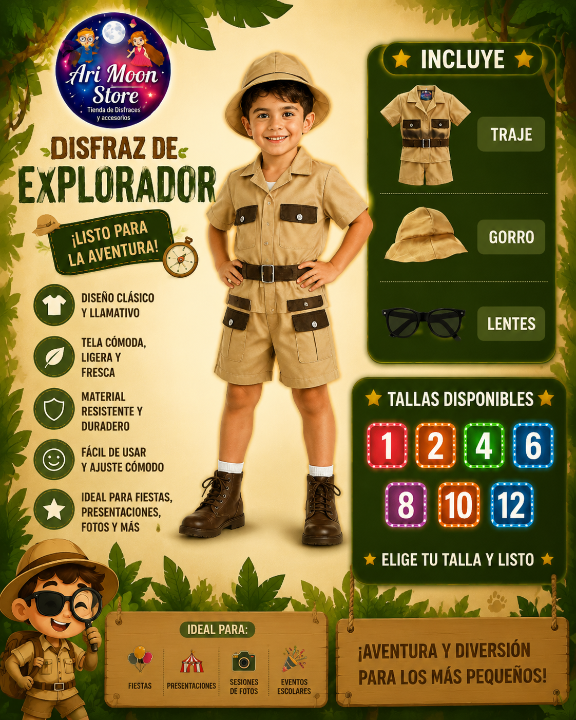 Disfraz de Explorador