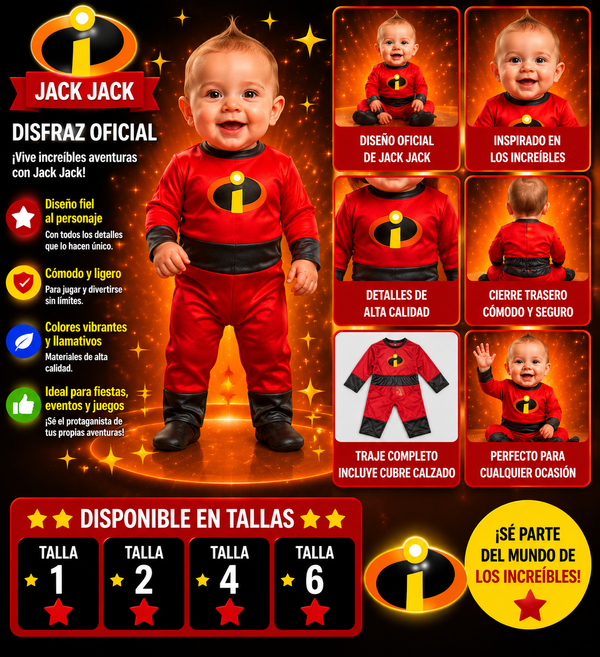 Disfraz De Los Increíble Jack Jack